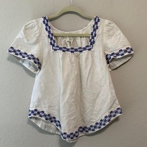 Madewell Square Neck Boho Top